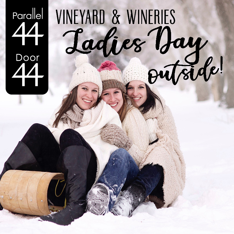 ladies day outside winter