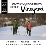 Snow Shoeing or Hiking In the Vineyard