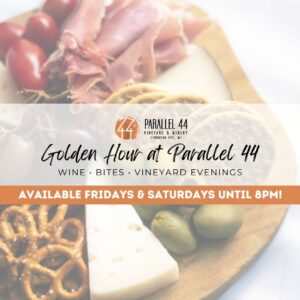 Golden Hour at Parallel 44 Winery